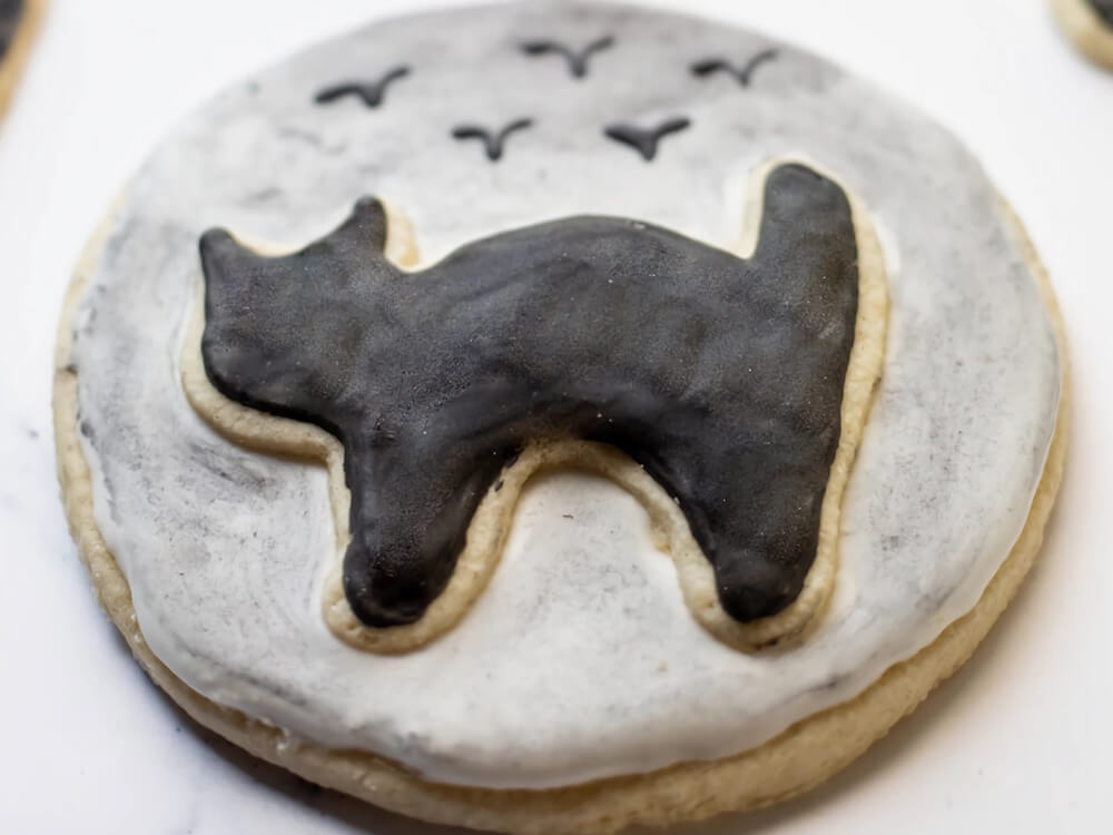 Black Cat Sugar Cookies