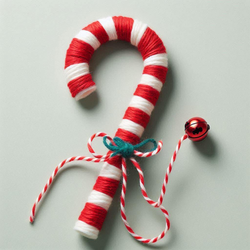 Candy Cane Wand Toy for Cats