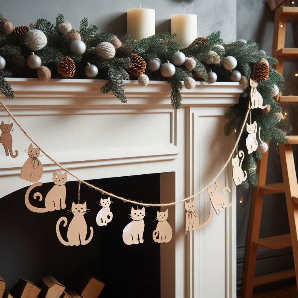 Cat Garland, a Festive Touch for Any Space