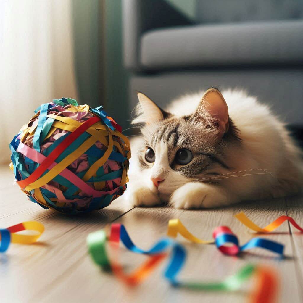 Crumpled Paper Ball for Cats