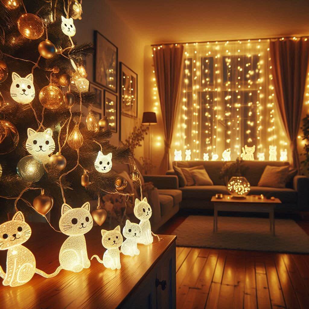 Light Up the Room with Cat Fairy Lights
