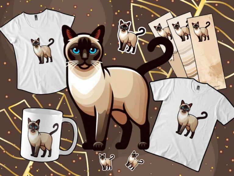 Siamese Cat Illustration