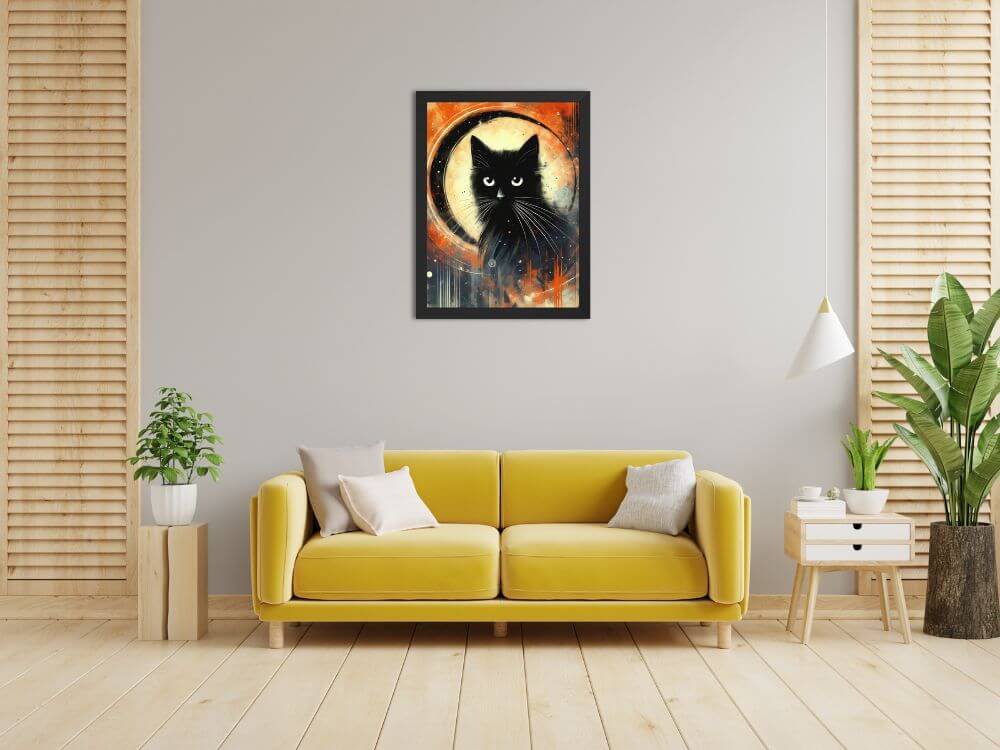 A Mystical Feline Portrait
