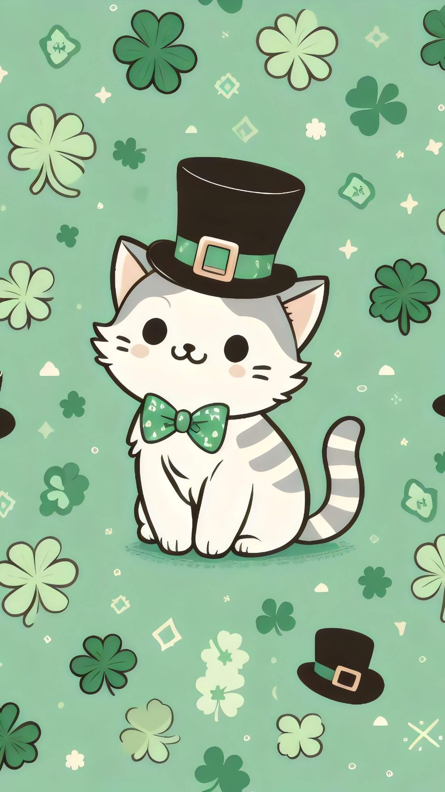 St. Patrick’s Day Cat Pattern
