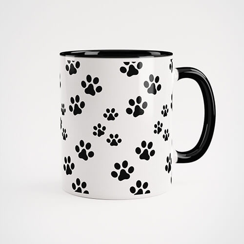Cat Paws Pattern - Ceramic Mug