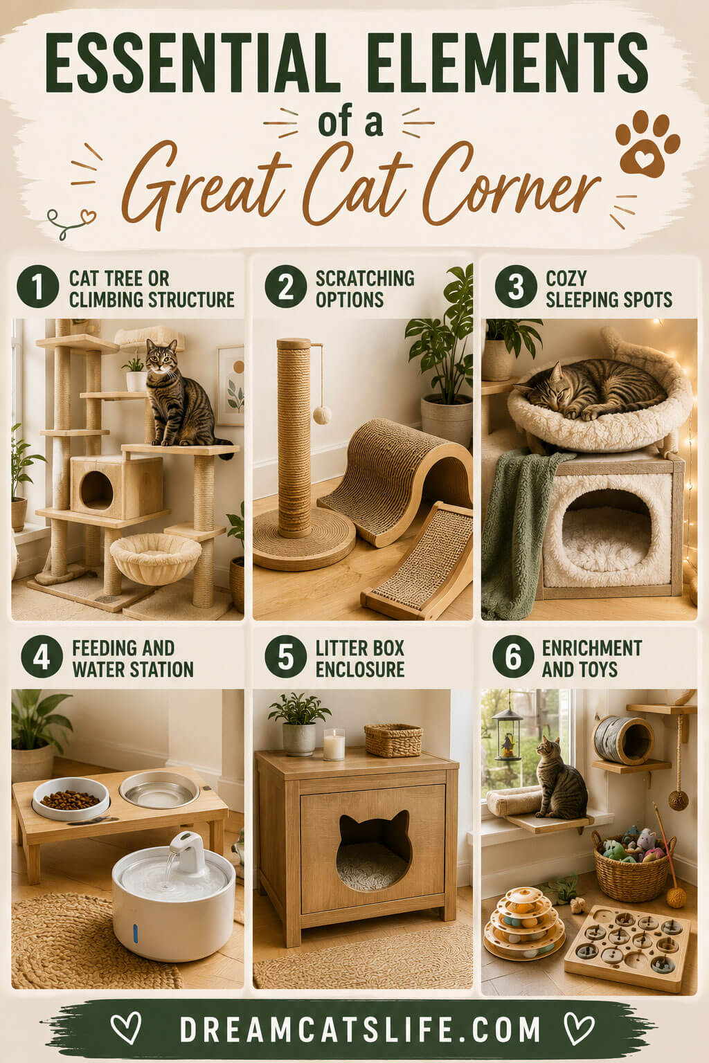 Essential Elements of a Great Cat Corner