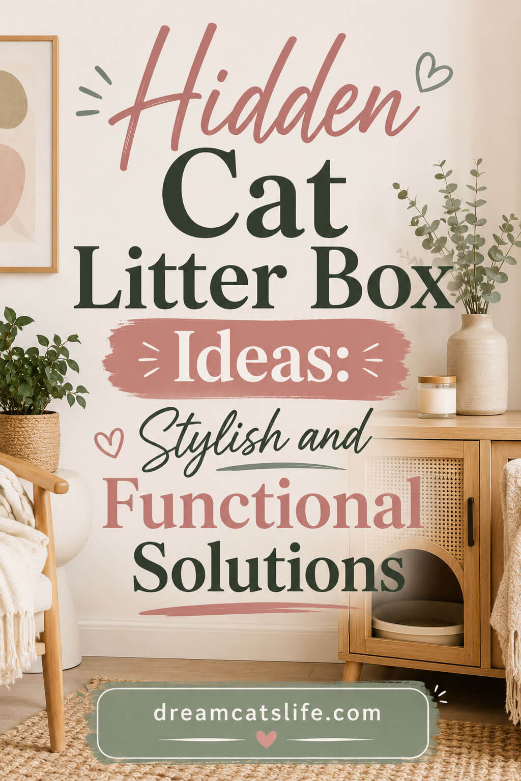 Hidden Cat Litter Box Ideas