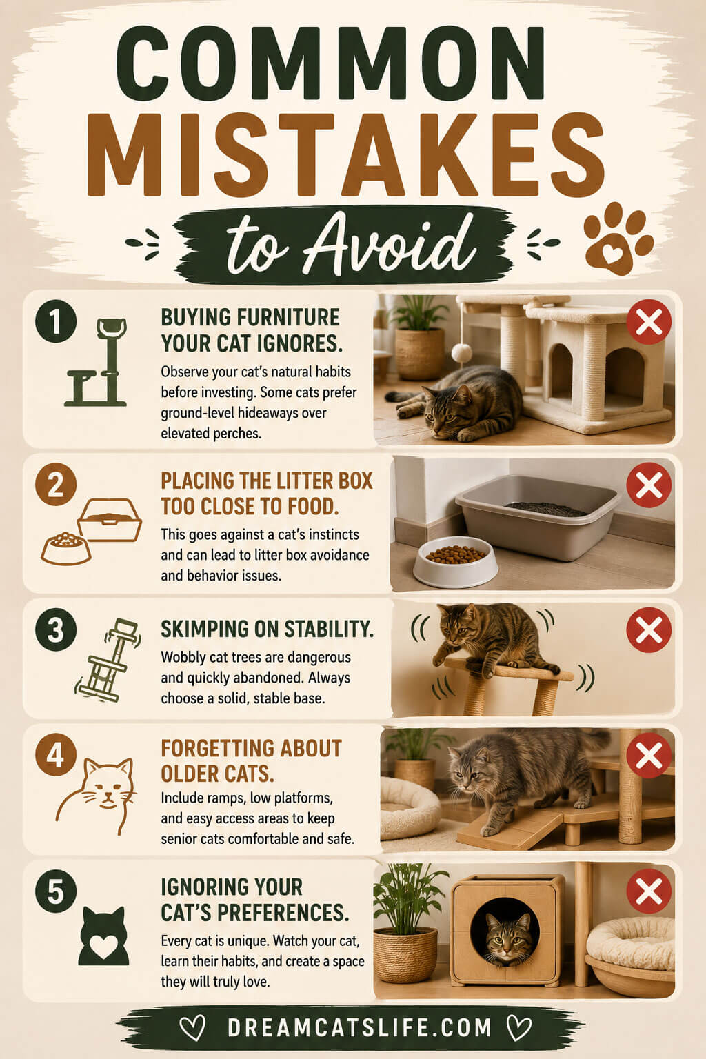 Cat Corner Mistakes