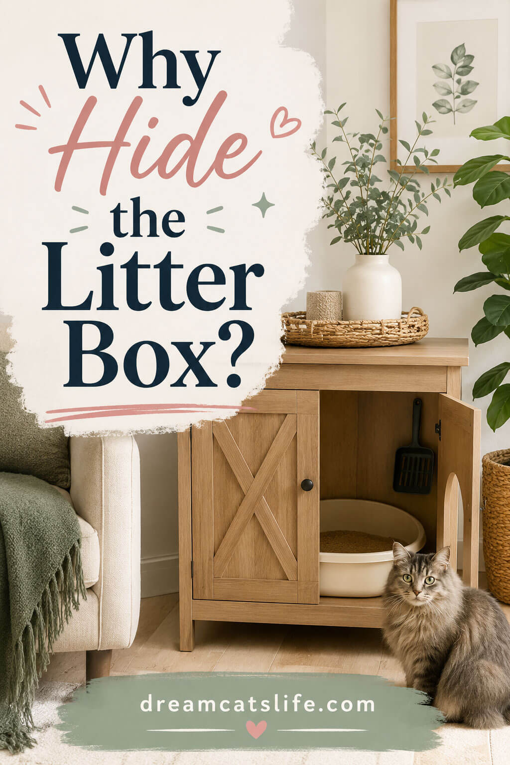 Why Hide the Litter Box?