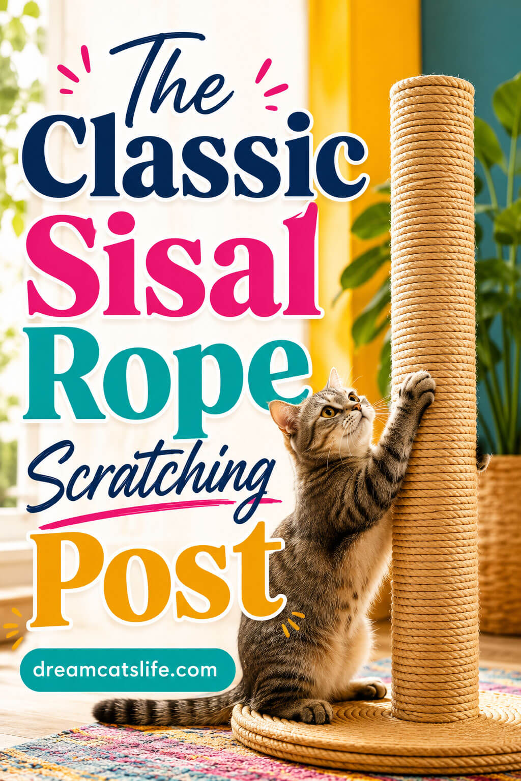 Classic Sisal Rope Scratching Post