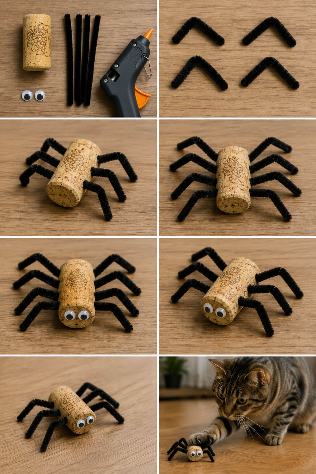 Cork Spider Toy