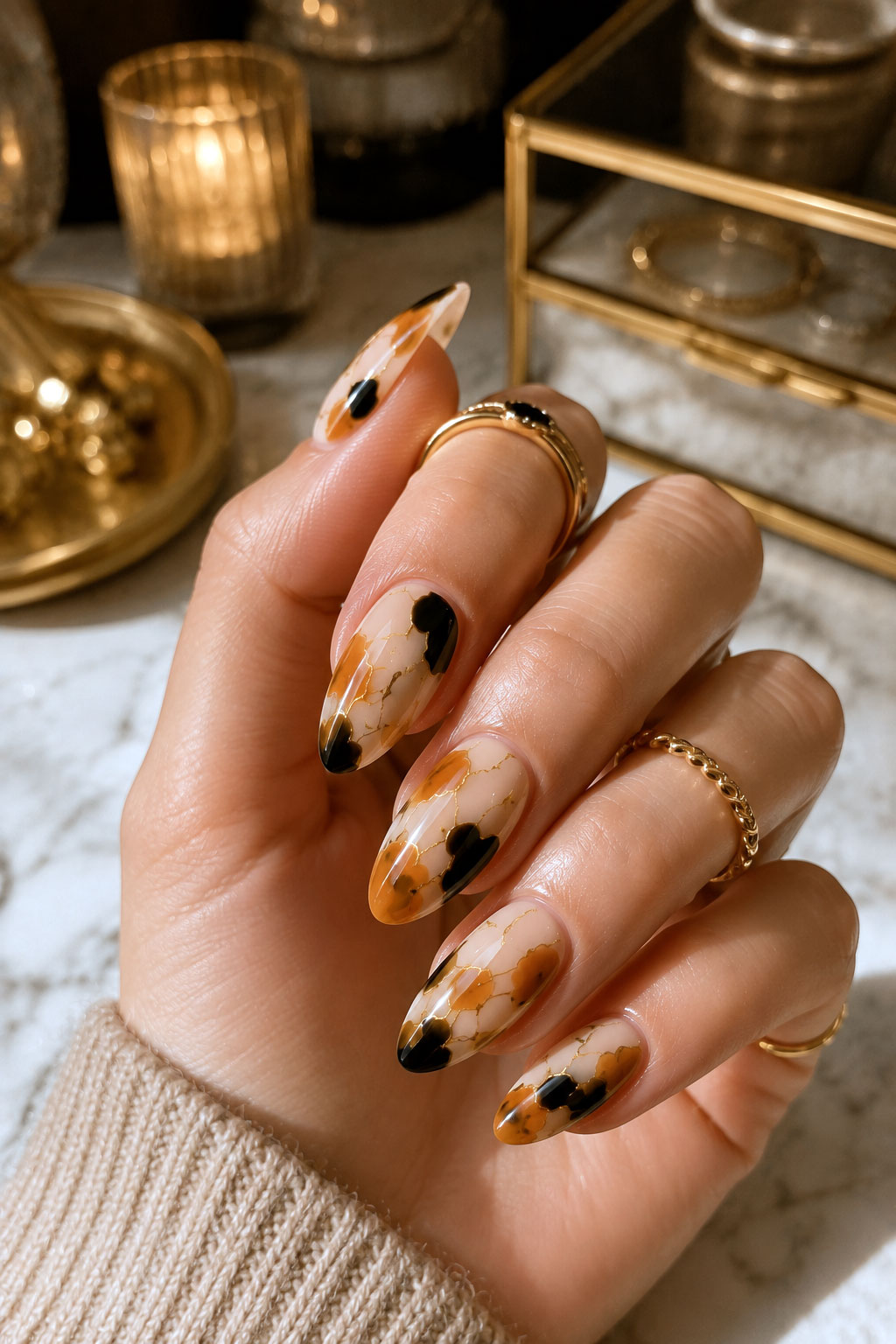 Gold Foil Calico Luxury