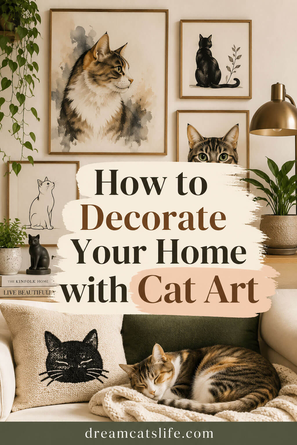 How to Decorate Your Home with Cat Art
