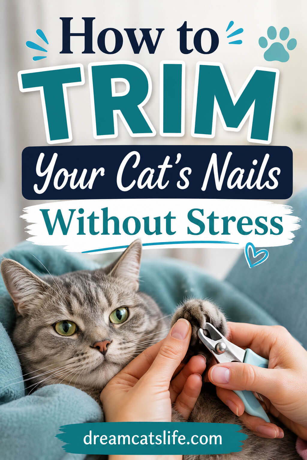 How to Trim Your Cat's Nails Without Stress