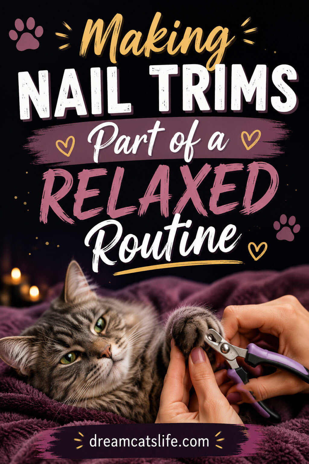 Making Nail Trims Part of a Relaxed Routine