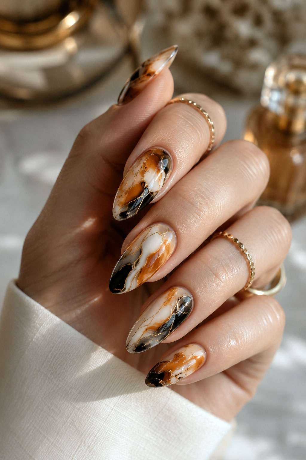 Marble Calico Elegance