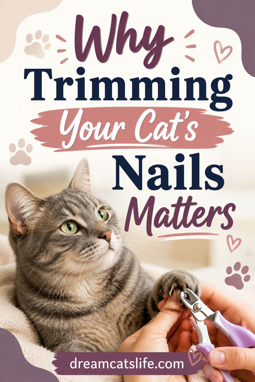 Why Trimming Your Cat's Nails Matters