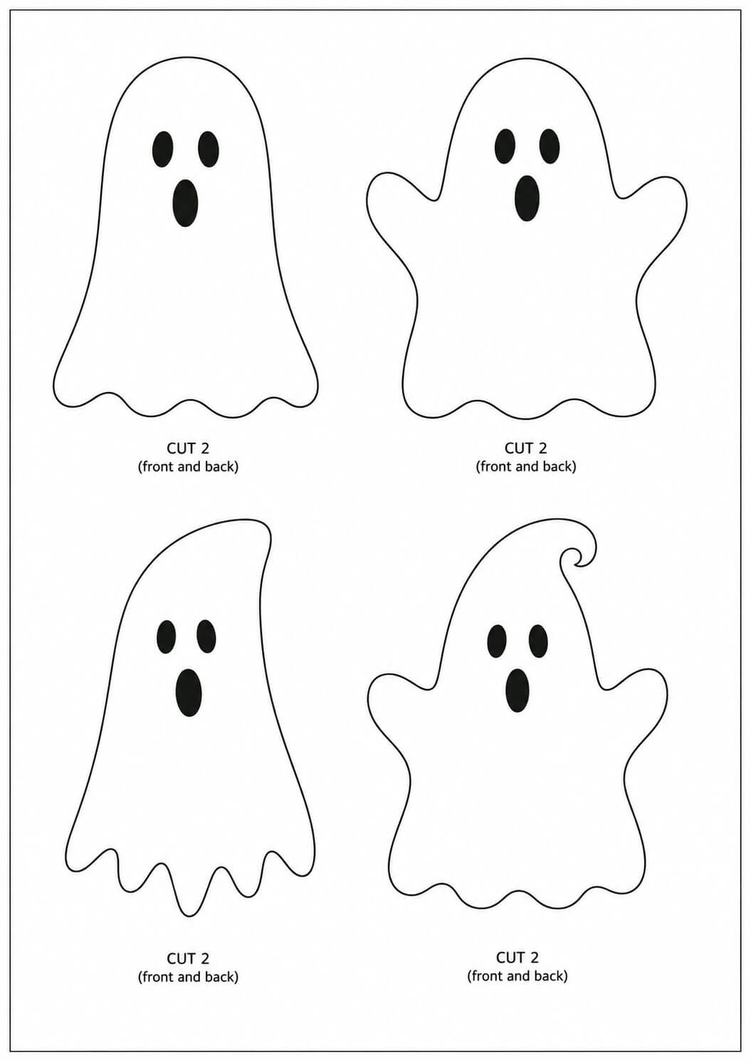 Ghost Sewing Pattern
