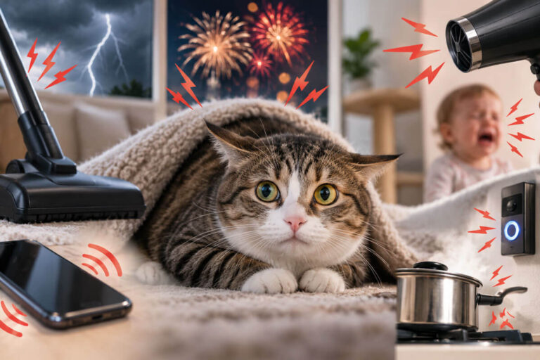 Noises That Can Stress Your Cat
