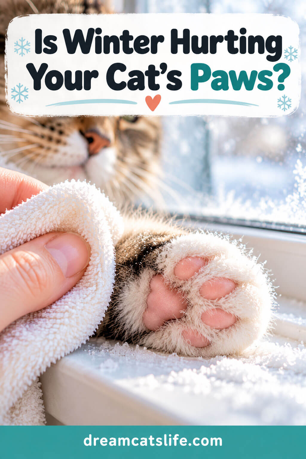 Is Winter Hurting Your Cat’s Paws?